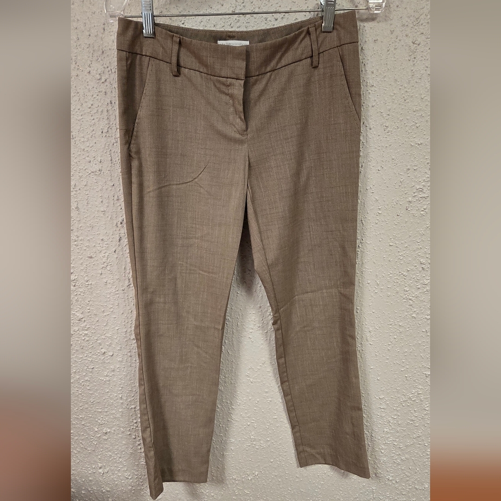 New York & Company Tan Cropped Pants